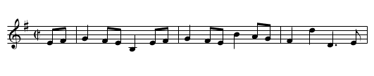 My love is lost to me - staff notation