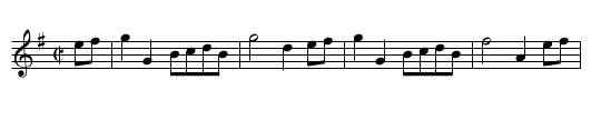 My Love she’s passing by - staff notation