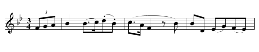 My Love will ne’er forsake me - staff notation