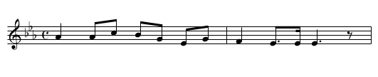 My lovely Irish boy - staff notation