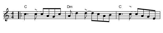 My Marianne - staff notation