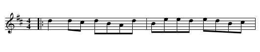 My Maryanne - staff notation