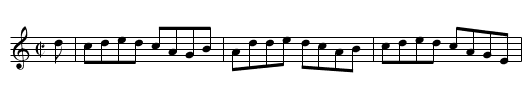 My Maryanne - staff notation