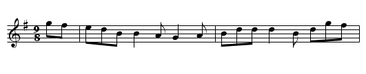 My Mind Will Never Be Easy - staff notation