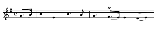 MY NANNIE, O - staff notation