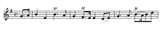 MY NANNIE, O. - staff notation