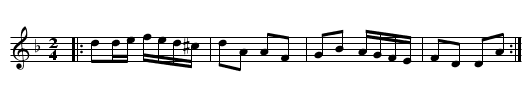 My Only Jo, and Dearie, O - staff notation