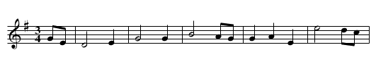 My Own Heart's Delight - staff notation