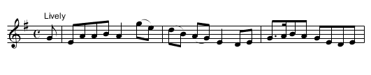 My Peggy is a Young thing - staff notation