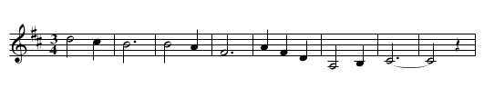 My Polly - staff notation