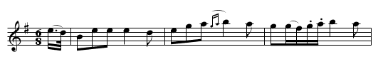My Tocher's the Jewel - staff notation