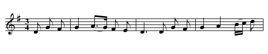 My True Love Once He courted Me - staff notation