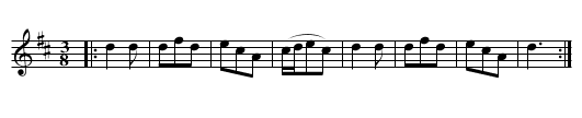 My Uncle Toby - staff notation