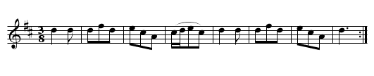 My Uncle Toby - staff notation