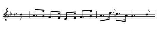 My Wife has taen the gee [2] - staff notation