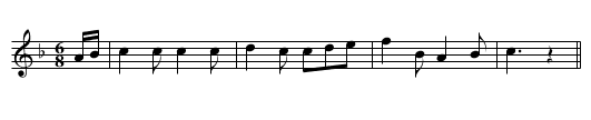 My wife is sick and like to die, oh dear what shall I do. - staff notation