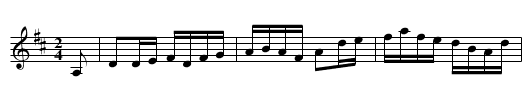 Myers Cave Reel - staff notation