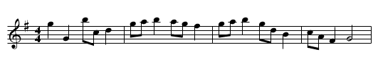 Mylecharaine's March - staff notation