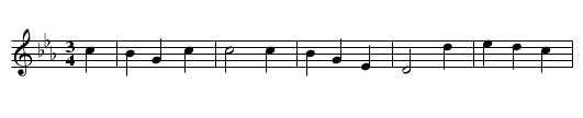 Mylecharane (Isle of Man) [Vylecharane] - staff notation