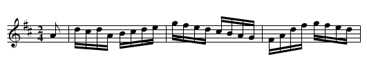 Myopia Hornpipe - staff notation