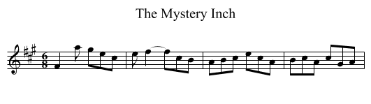 Mystery Inch, The  - staff notation