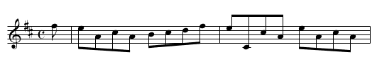 Na càill a Chailag ladhach - staff notation
