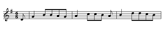 Nachtigall als Warnerin - staff notation