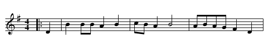 Nail that Catfish to a Tree - staff notation