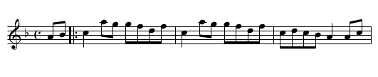 Nameless, The - staff notation