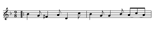 Namptwich Fair [2]. JJo.044 - staff notation