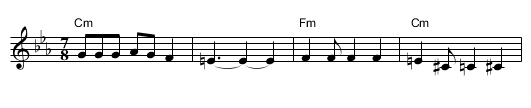 Nana Nani Savu Ludo Dete - staff notation