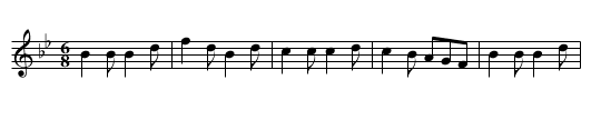 Nancy Dawson - staff notation