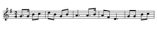 Nancy Dawson's Hornpipe - for a Country Dance - staff notation