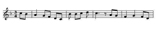 Nancy the Pride of the East - staff notation