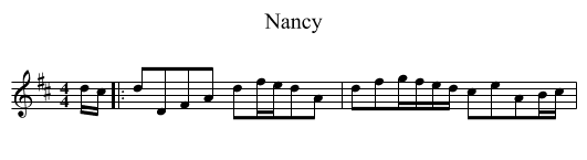 Nancy - staff notation