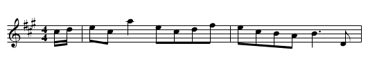 Nancy's Choice. JB.39 - staff notation