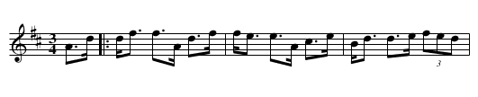 Nar Dagsmilda Kjem - staff notation
