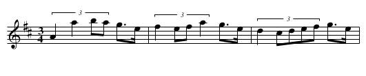 Nåspolskan - staff notation