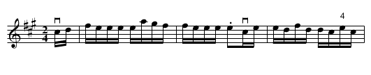 National -- Hornpipe - staff notation