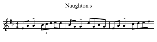 Naughton's - staff notation