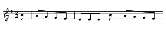 NE SIDEN SCHNOR GEIT UEMME DAT HUS - staff notation