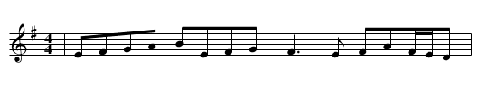 Nearly Blue - staff notation