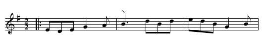 Ned Coleman's Jig - staff notation