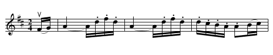 Ned Kendall's Favorite -- Reel - staff notation