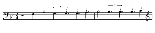 NEDHILL - staff notation