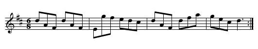 Negro Boy. WM.107 - staff notation