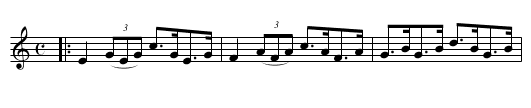 NEGRO SAND DANCE - staff notation