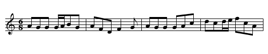 Negus for Gentlemen - staff notation