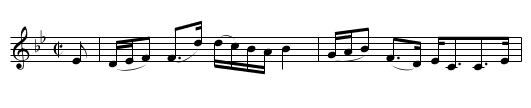 Neil Gow’s Recovery Strathspey - staff notation