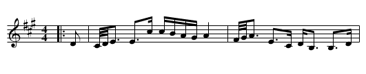 Neil Gow's Recovery - staff notation